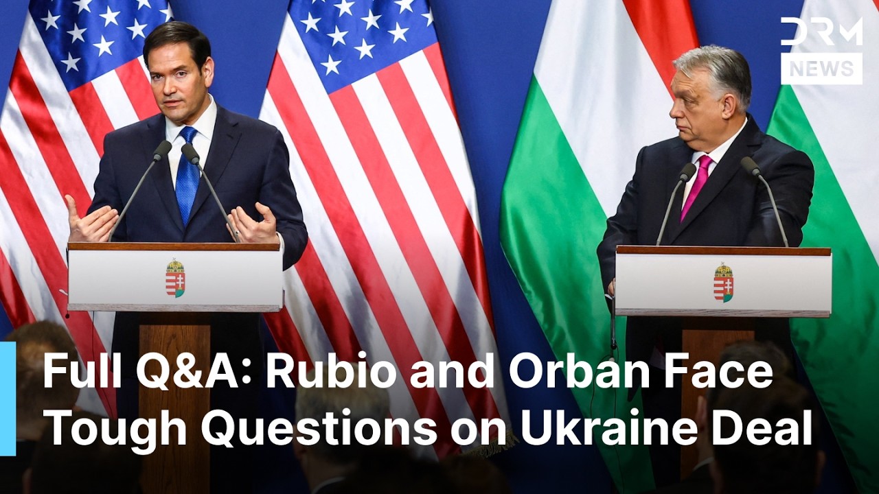 FULL Q&A: Rubio, Orban Face Tough Questions Over Ukraine, Deportation and Iran Nuclear Talks | AC1B