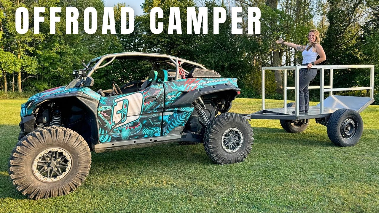 Building Our EPIC Ultralight Offroad Rooftop Tent Trailer | EP 3