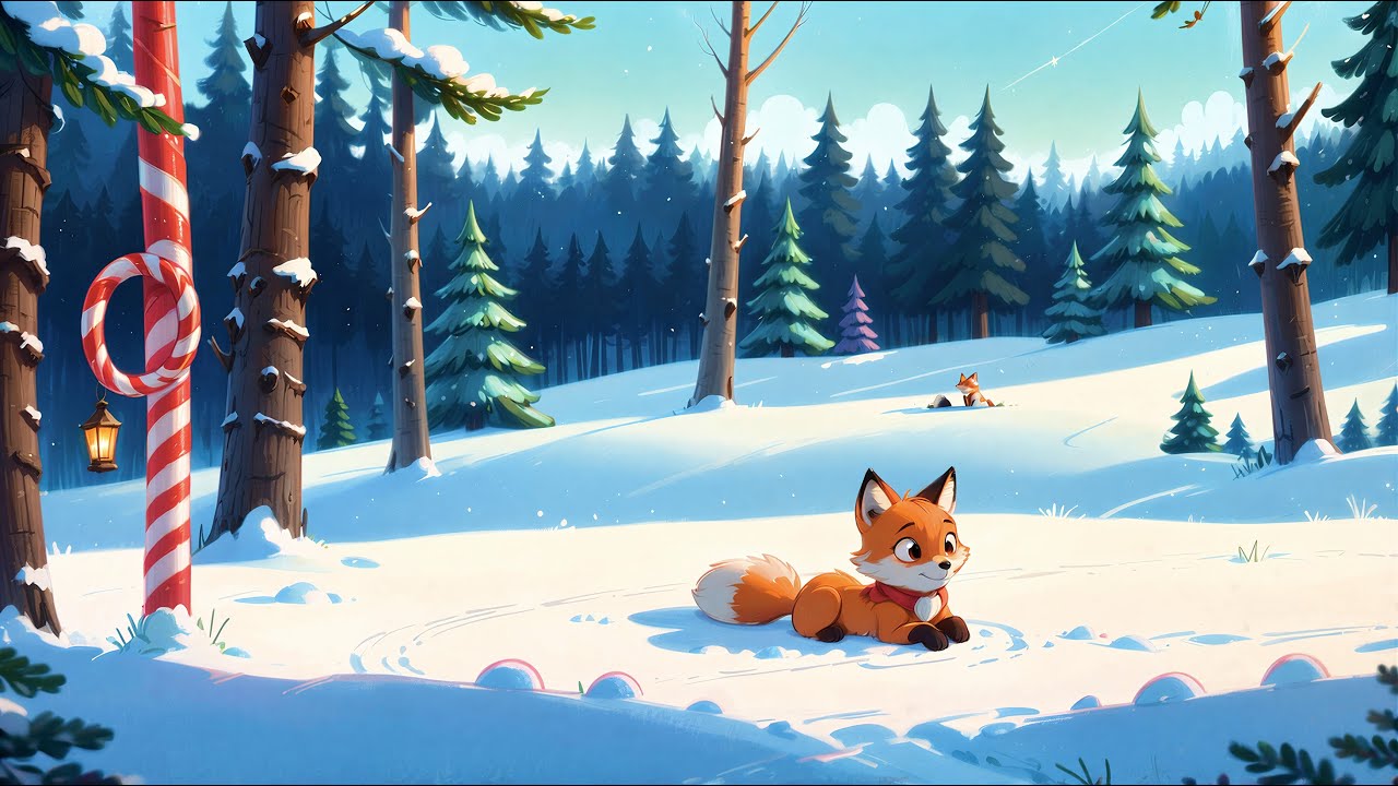 ❄️ Snowy Christmas Lofi — Warm Beats & Candy Cane Vibes 🍬☀️