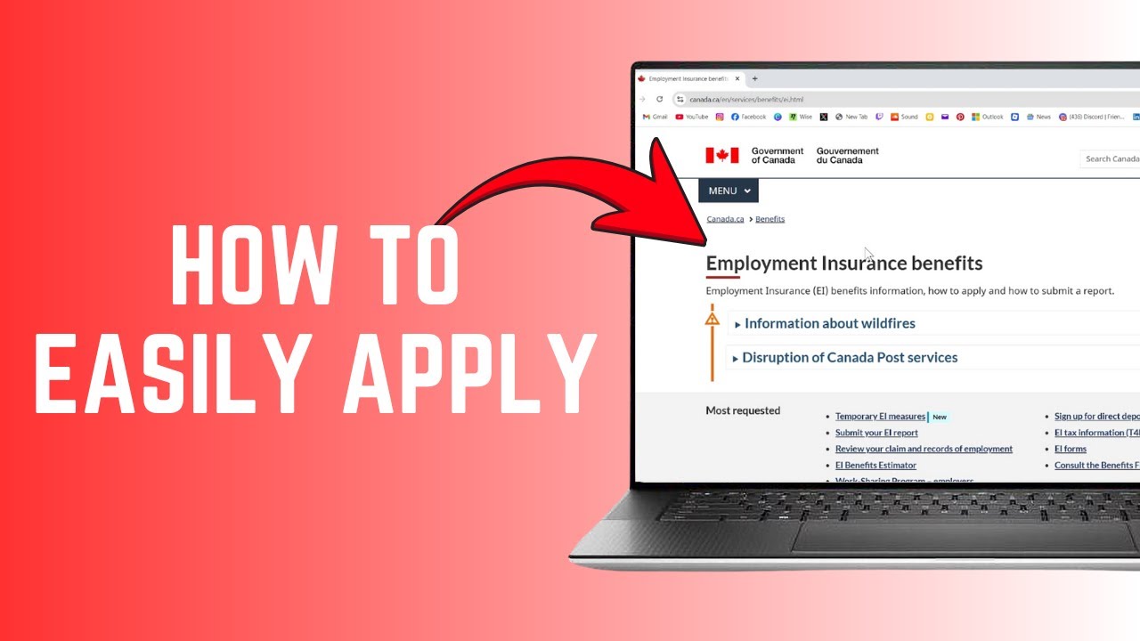 How To EASILY Apply For Employment Insurance (EI) Benefits Online &mdash; Full 2025 Online Guide