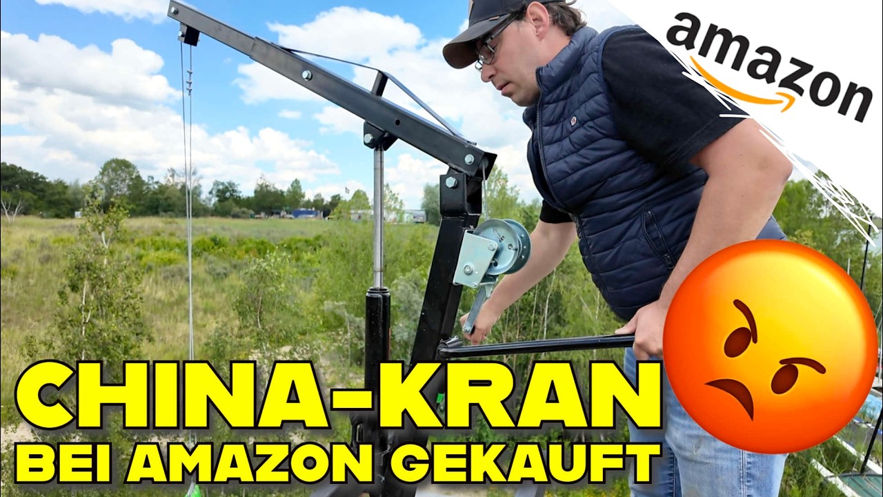 CHINA KRAHN für 200€ - Taugt der was? 👉🏻 (500KG Traglast) 😅