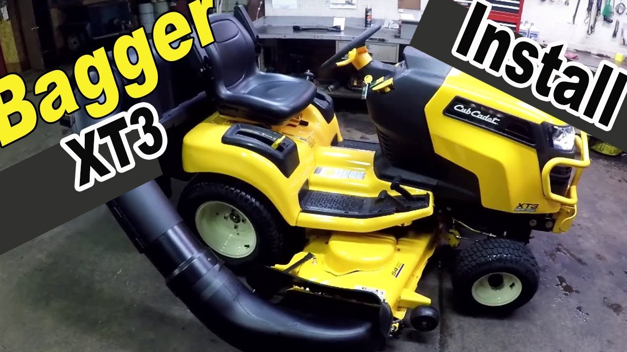 Cub Cadet XT3 Bagger installation - 54