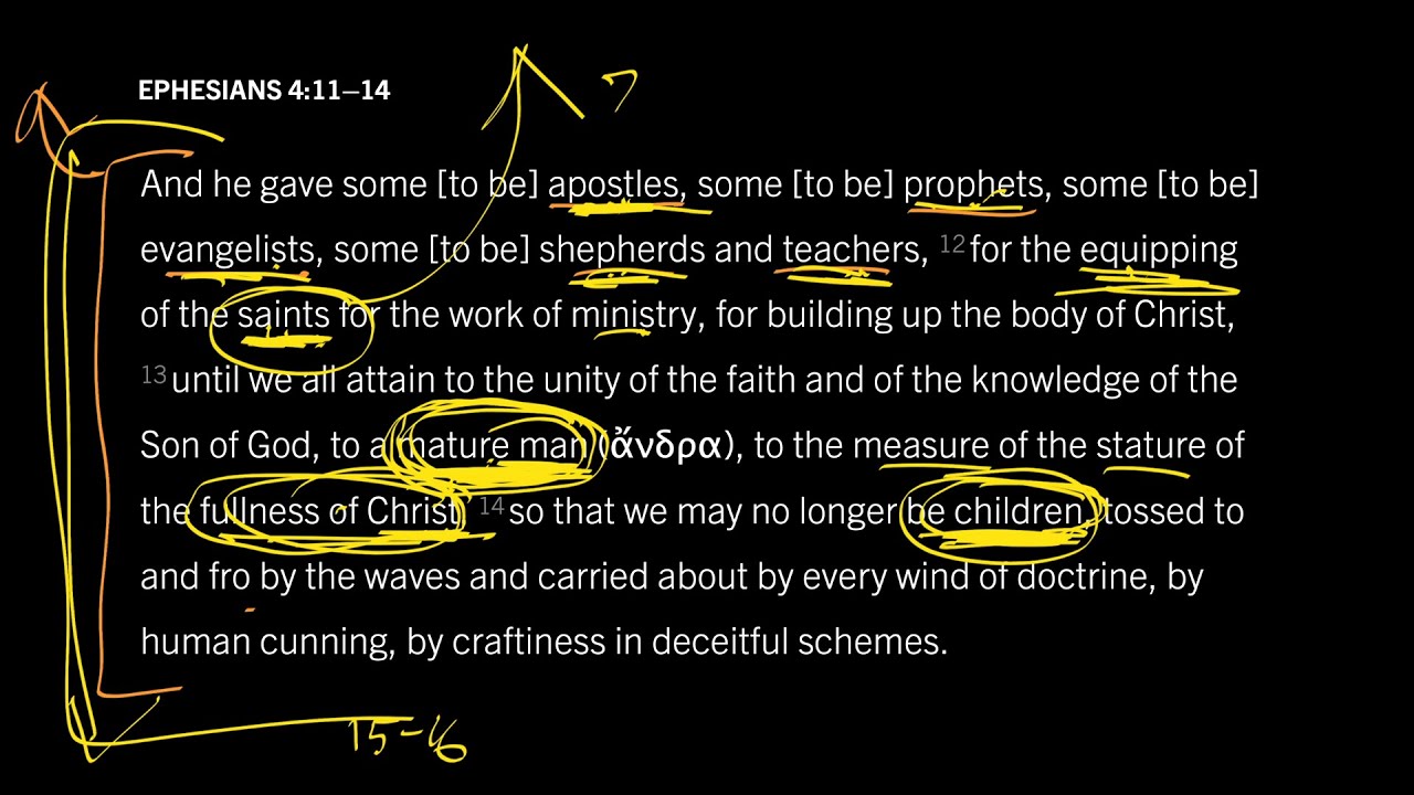 Individualism and Solidarity in the Church: Ephesians 4:11–14, Part 1