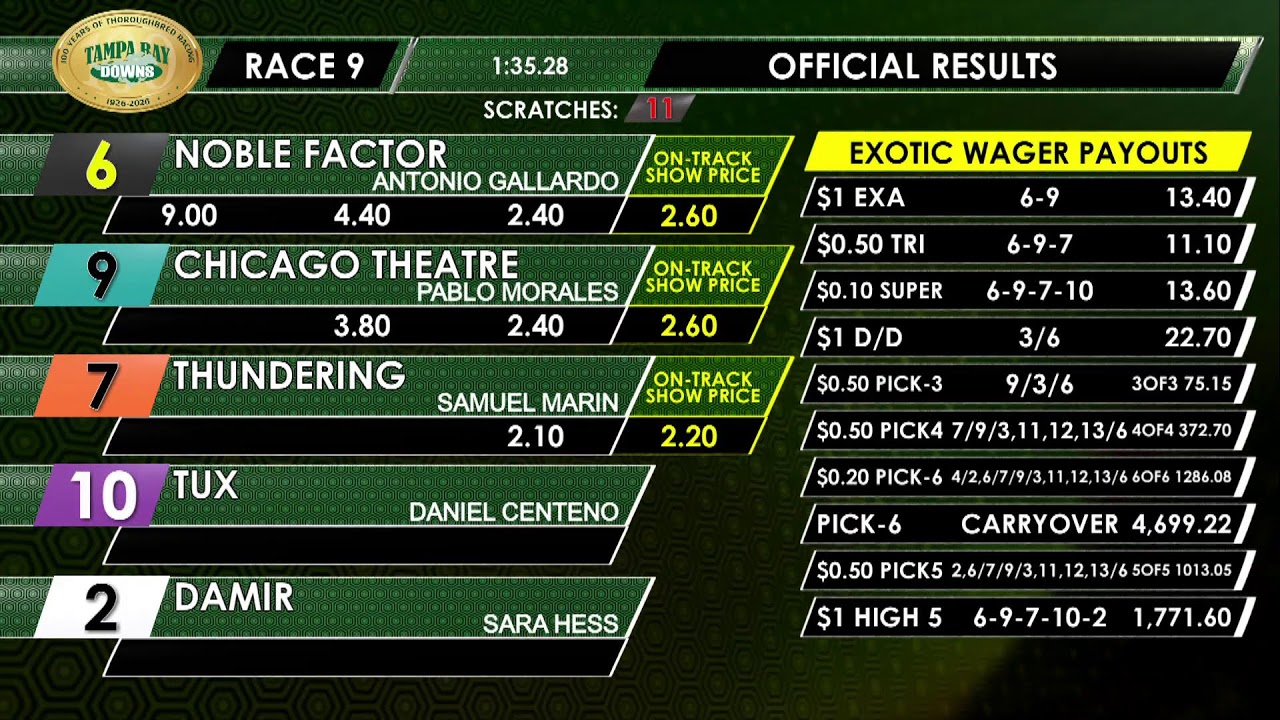 Tampa Bay Downs Live Stream