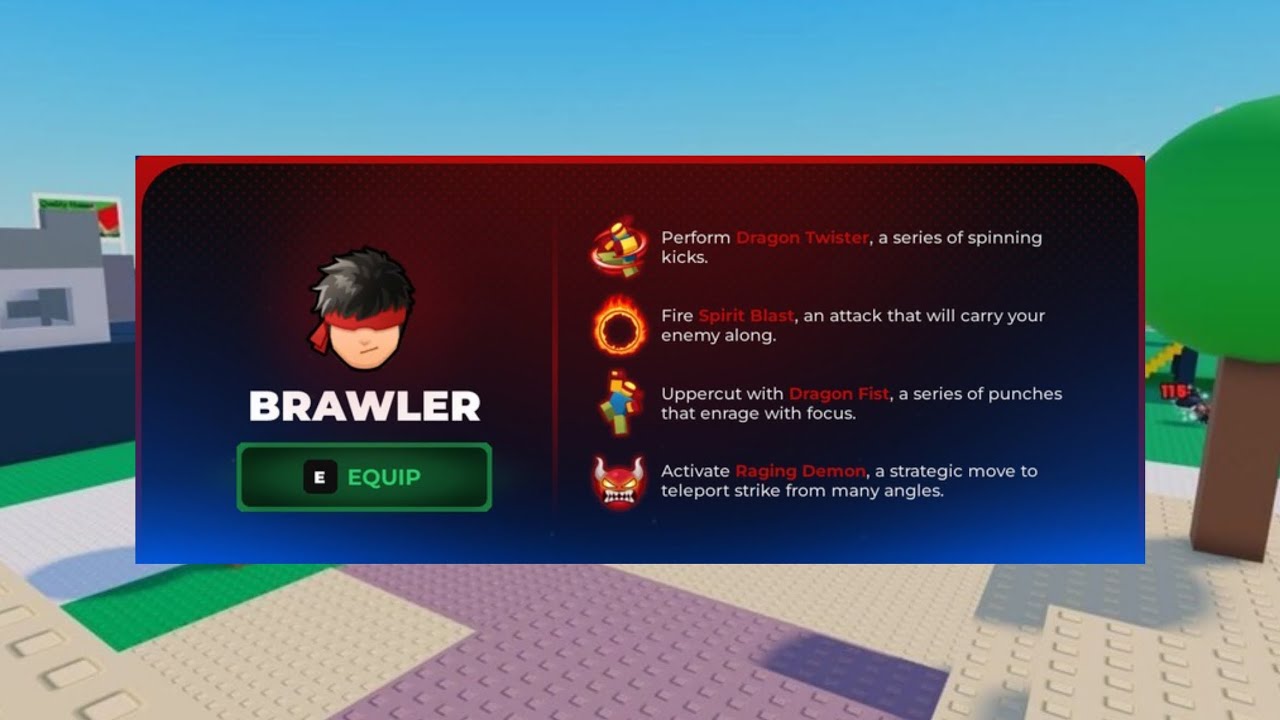 Playing As BRAWLER In Roblox Project Smash