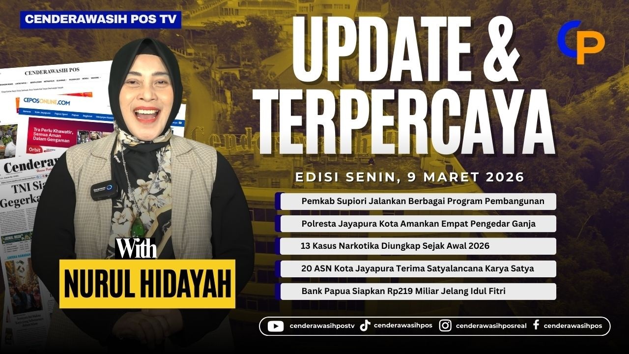 CEPOS MENYAPA - Berita Edisi 9 MARET 2026 | Polresta Jayapura Kota Amankan Empat Pengedar Ganja