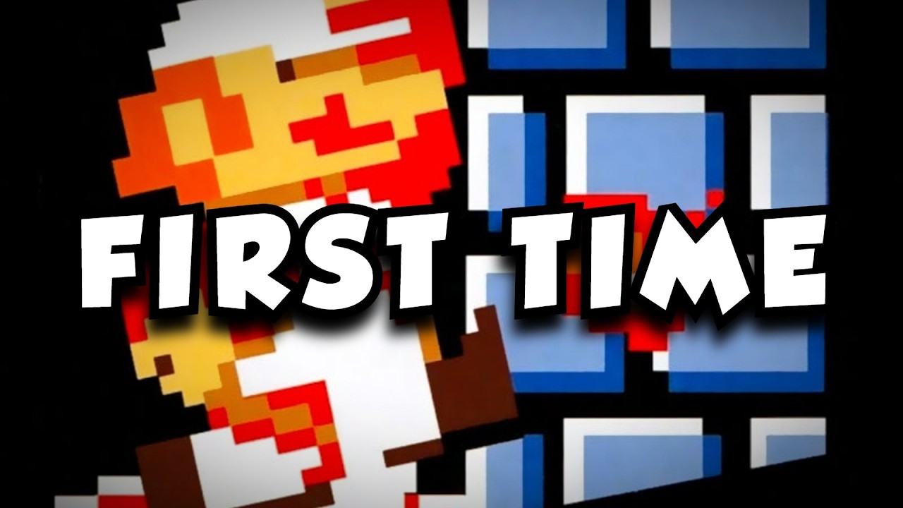 I played Super mario bros for the first time