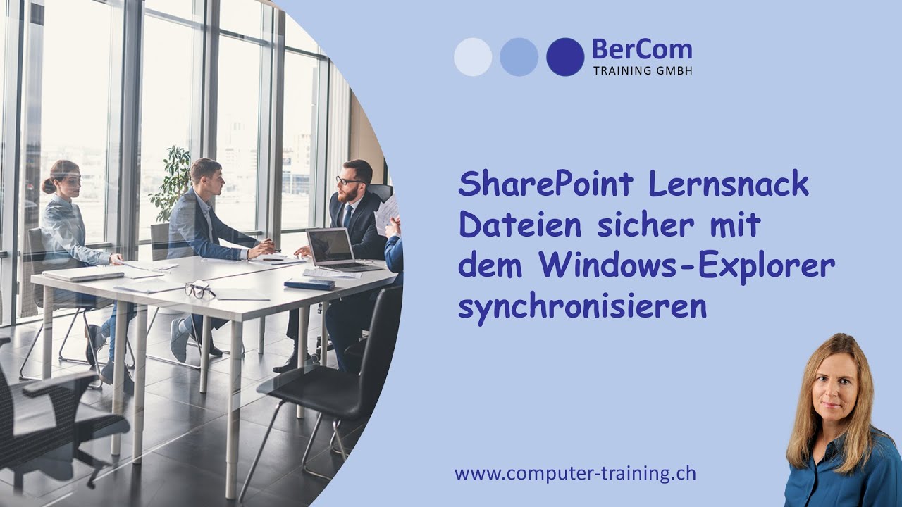 Microsoft Teams und SharePoint -  | Dateien mit Windows Explorer synchronisieren |  Lernsnack