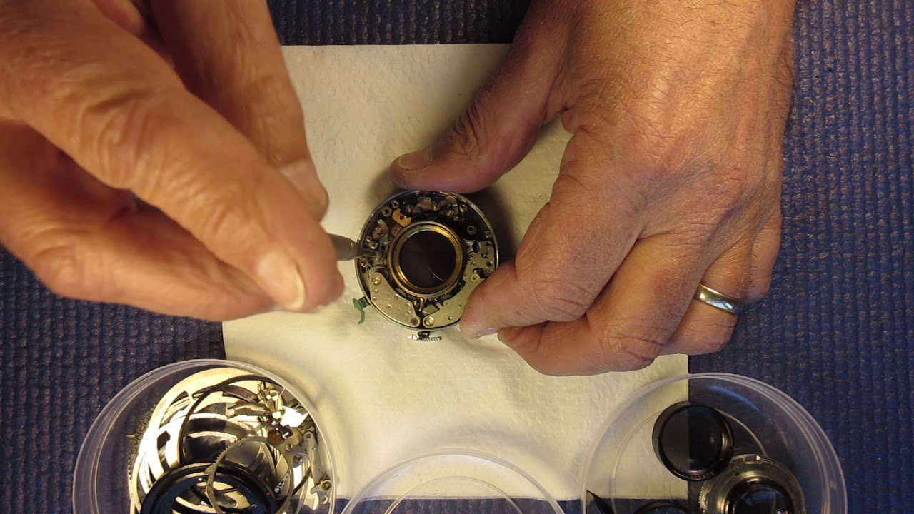Kodak Retina IIIc servicing part 5, stripping down the Synchro-Compur shutter.