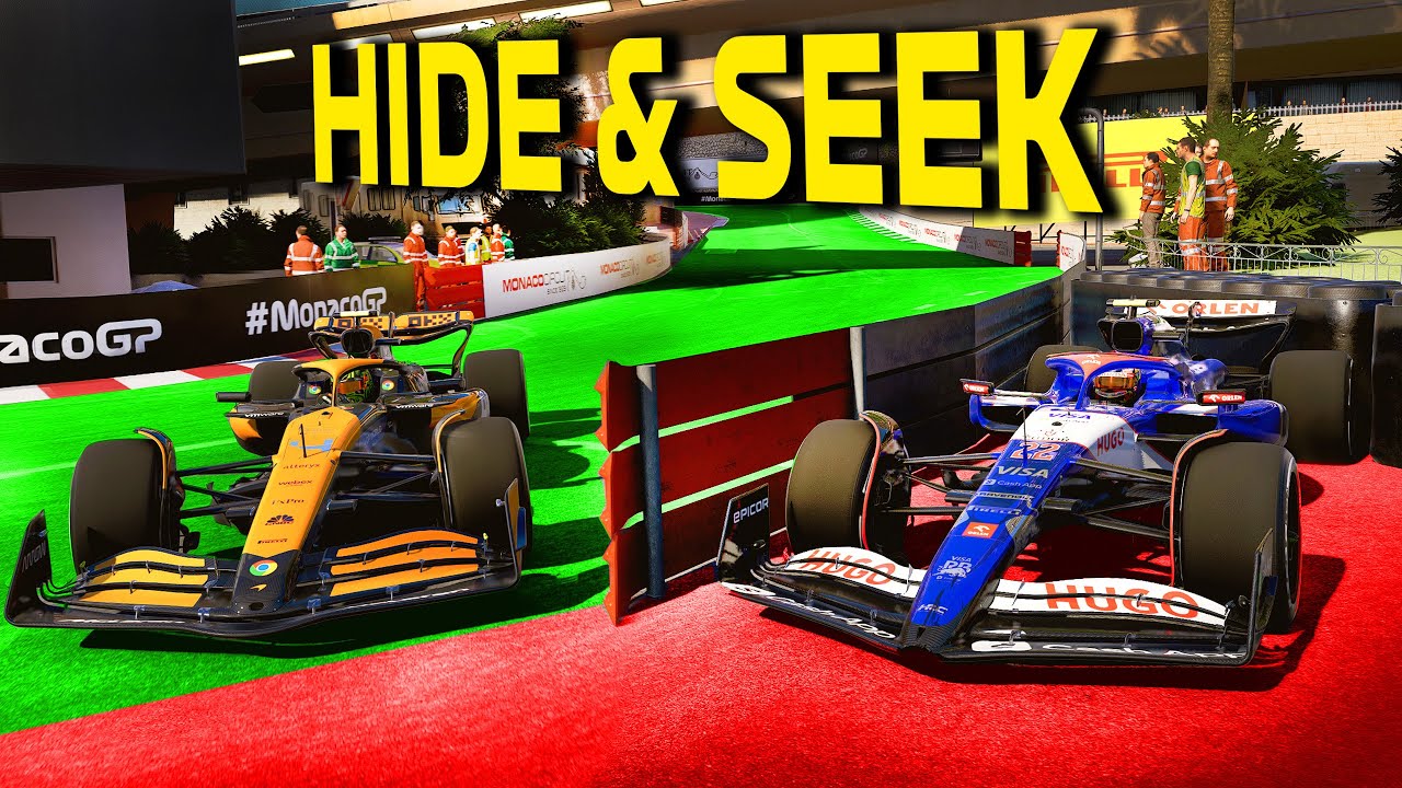 Formula 1 HIDE & SEEK at MONACO! New Game Mode!