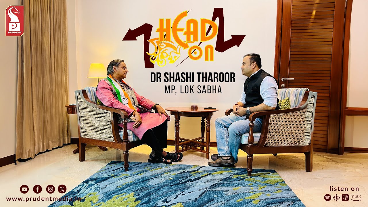 Dr Shashi Tharoor | MP - Loksabha | Head On | Prudent | 030524