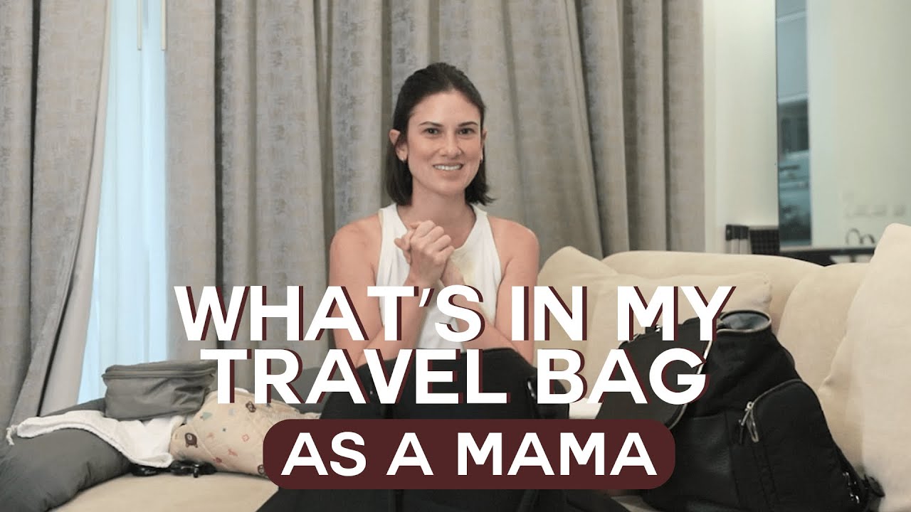 What's In My Travel Bag as a Mama! 👜 International Flight Edition ✈