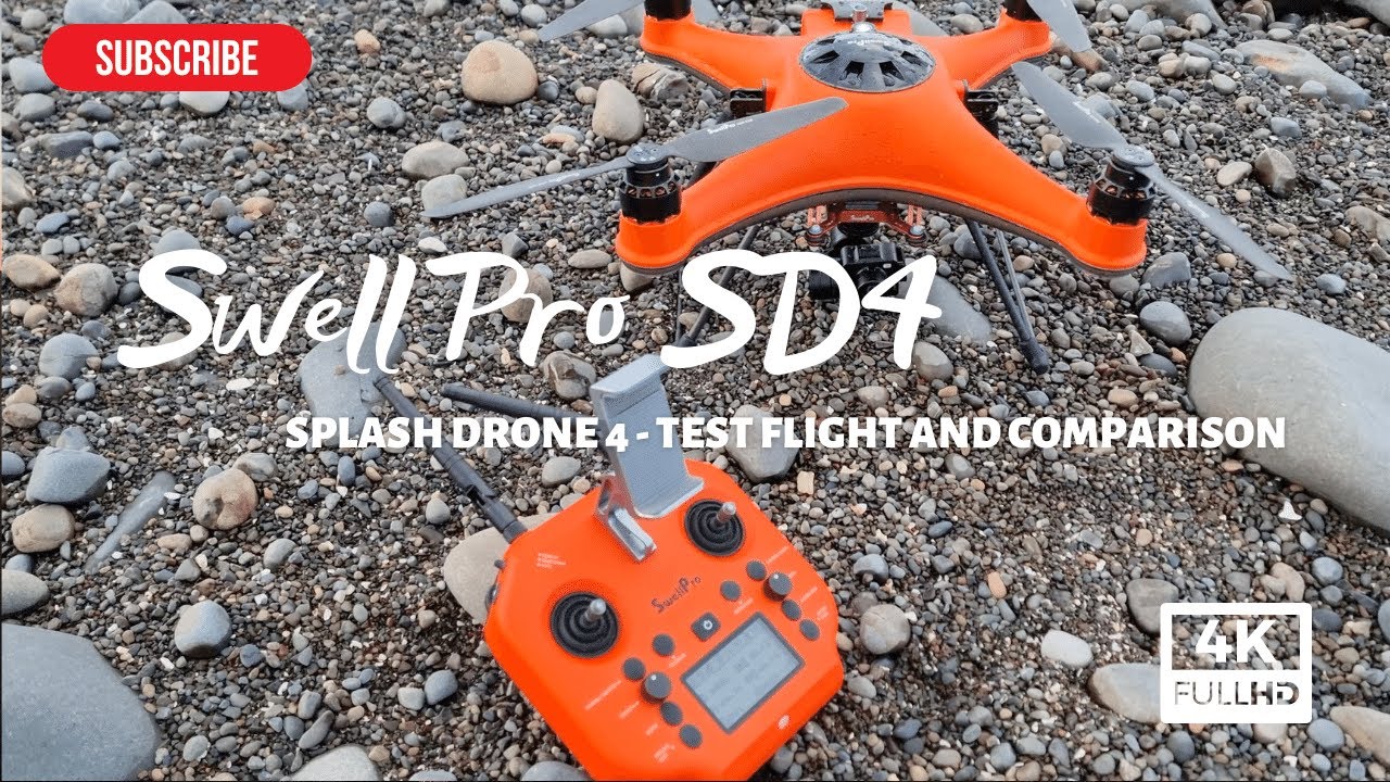 Splash Drone SD4 — первый полёт и сравнение — 4K