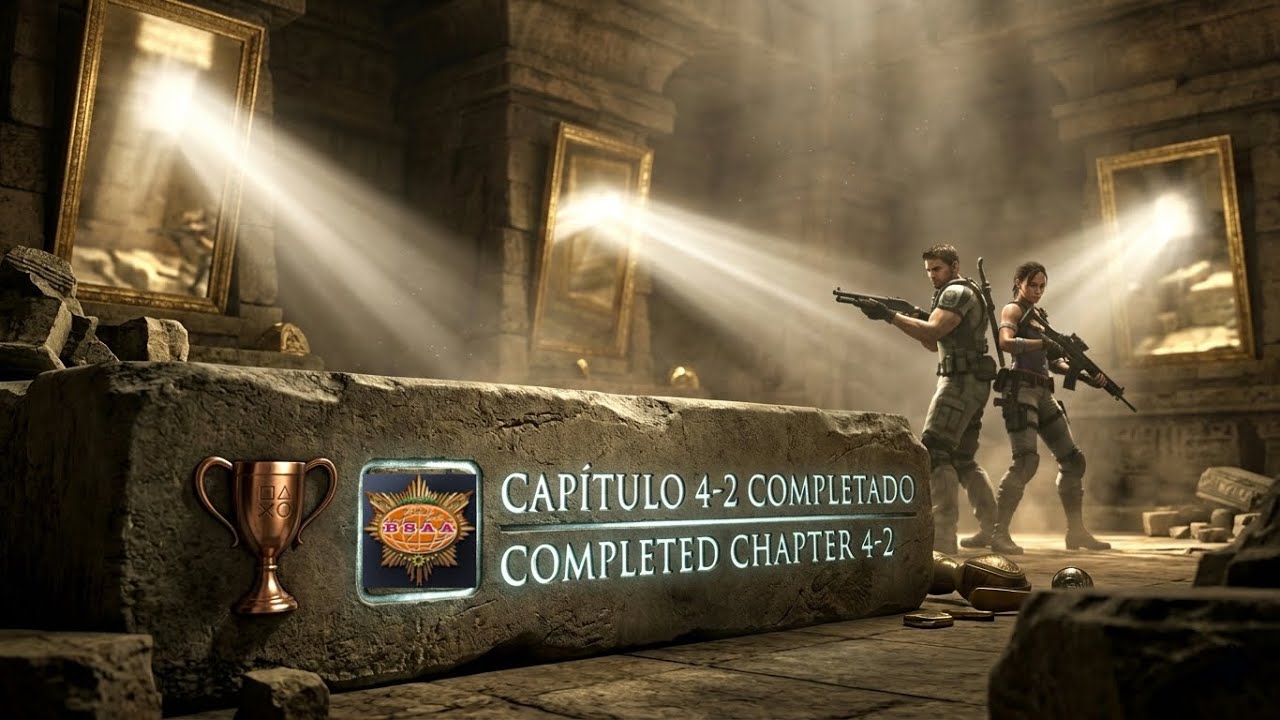 Resident Evil 5 (R),🏆: Completed Chapter 4-2 / Capítulo 4-2 completado