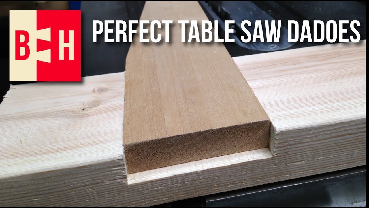 Perfect Table Saw Dadoes - The Easy Way