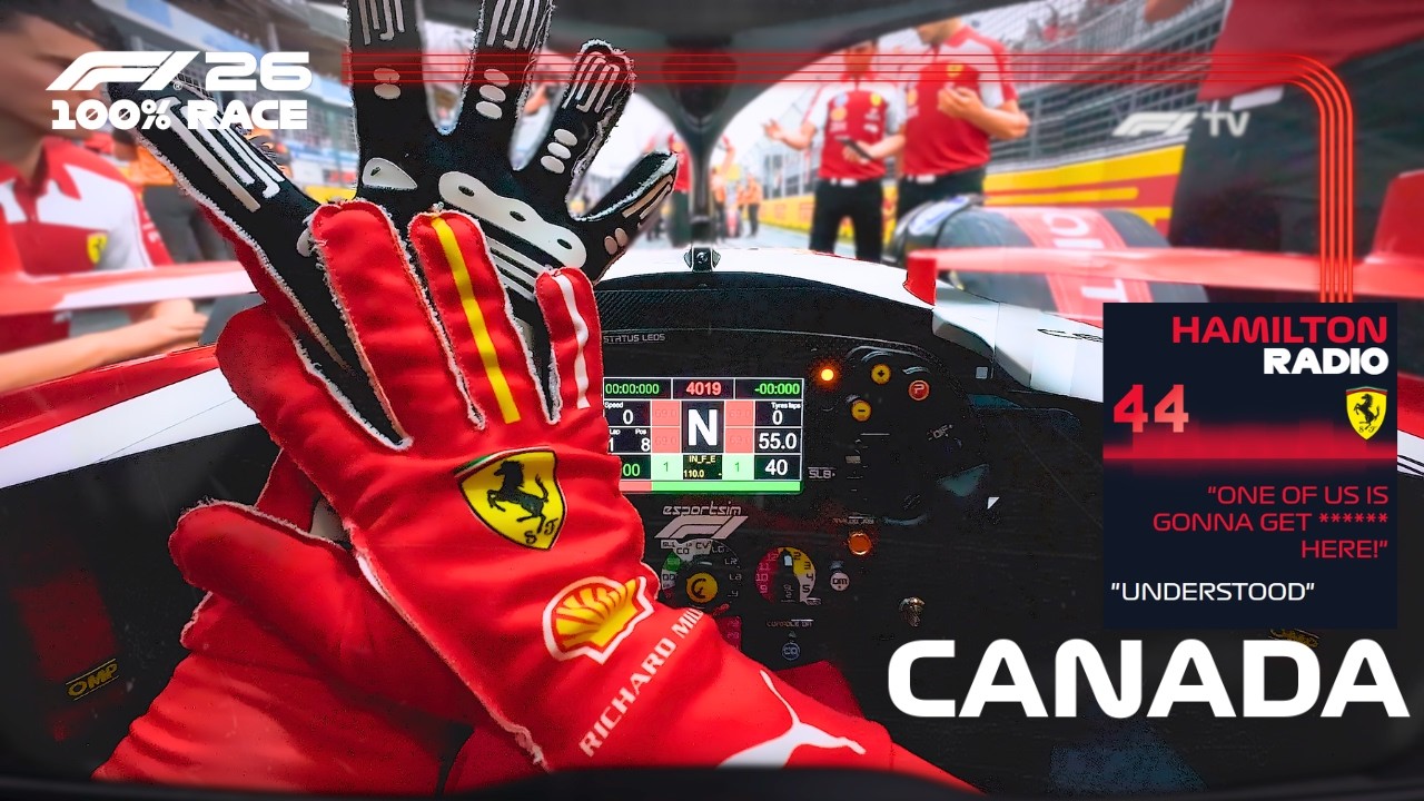 ULTRA REALISTIC F1 2026 - Lewis Hamilton Ferrari Canada GP Full Race