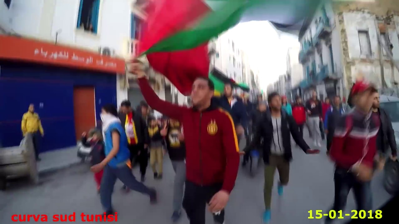 PUBLIC TARAJI FROM PARC B TO BEB SOUIKA [ANNIVERSAIRE L'Espérance Sportive de Tunis 99 Ans]