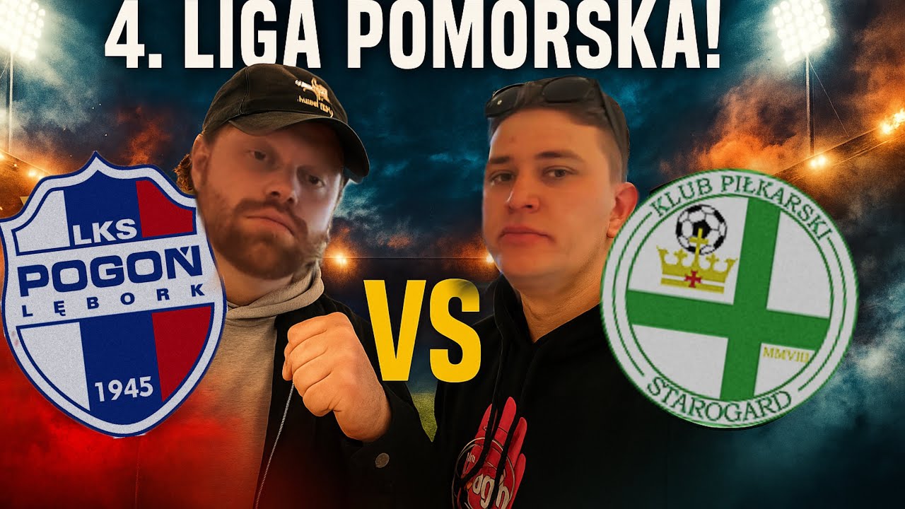 KWINTESENCJA NIŻSZYCH LIG IV LIGA W LĘBORKU POGOŃ LĘBORK - KP STAROGARD GDAŃSKI⚽️🧨