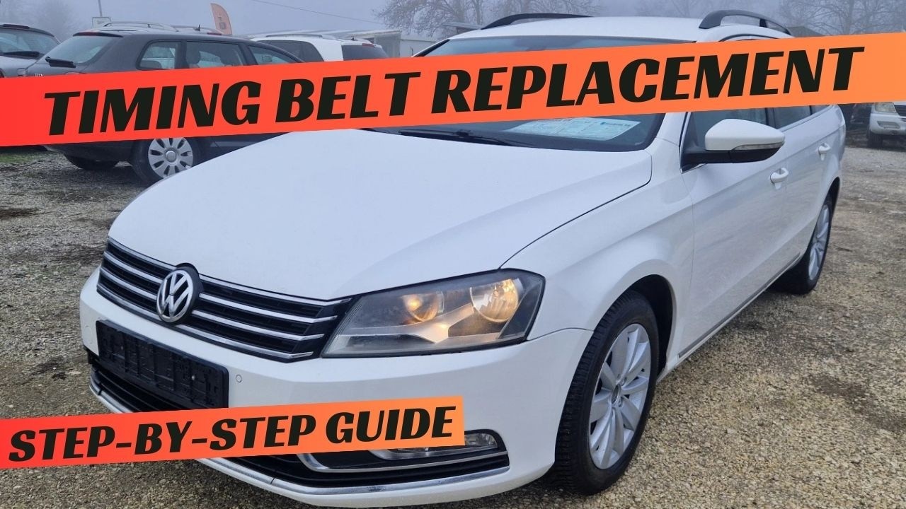 VW Passat B7 2.0 TDI Timing Belt replacement CFFB