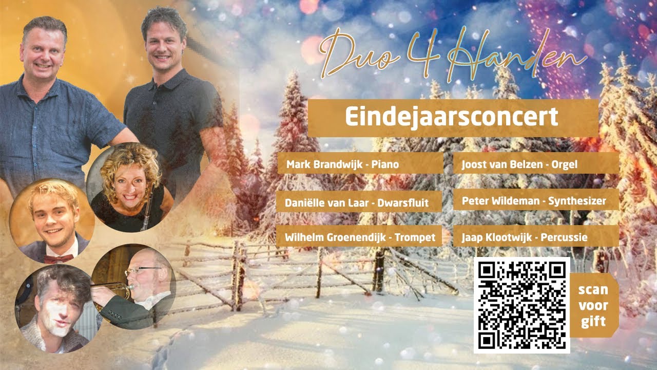 Oudejaarsconcert | Duo 4 Handen  met musici van Hollands Jongerenkoor