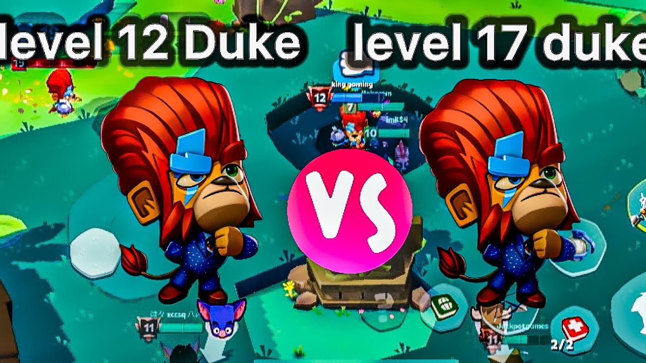 zooba||Level 12 Duke vs level 17 Duke