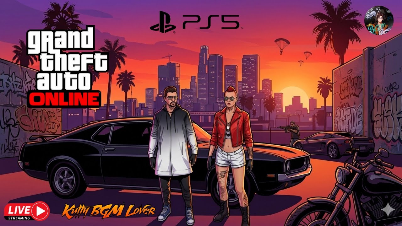 GTA5 Online Fun With friends Gameplay on PS5