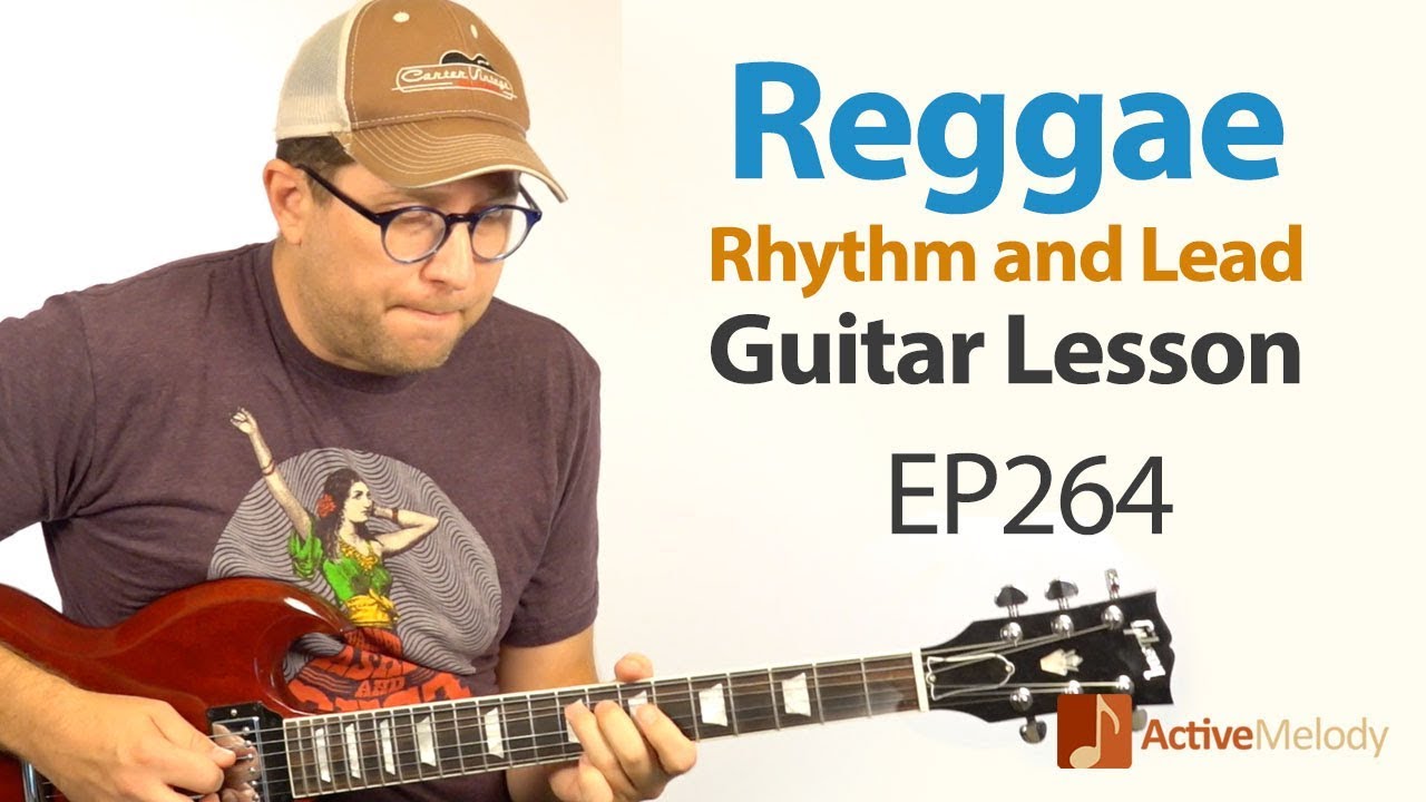 Learn how to play a Reggae rhythm and lead on guitar. Reggae guitar lesson - EP264