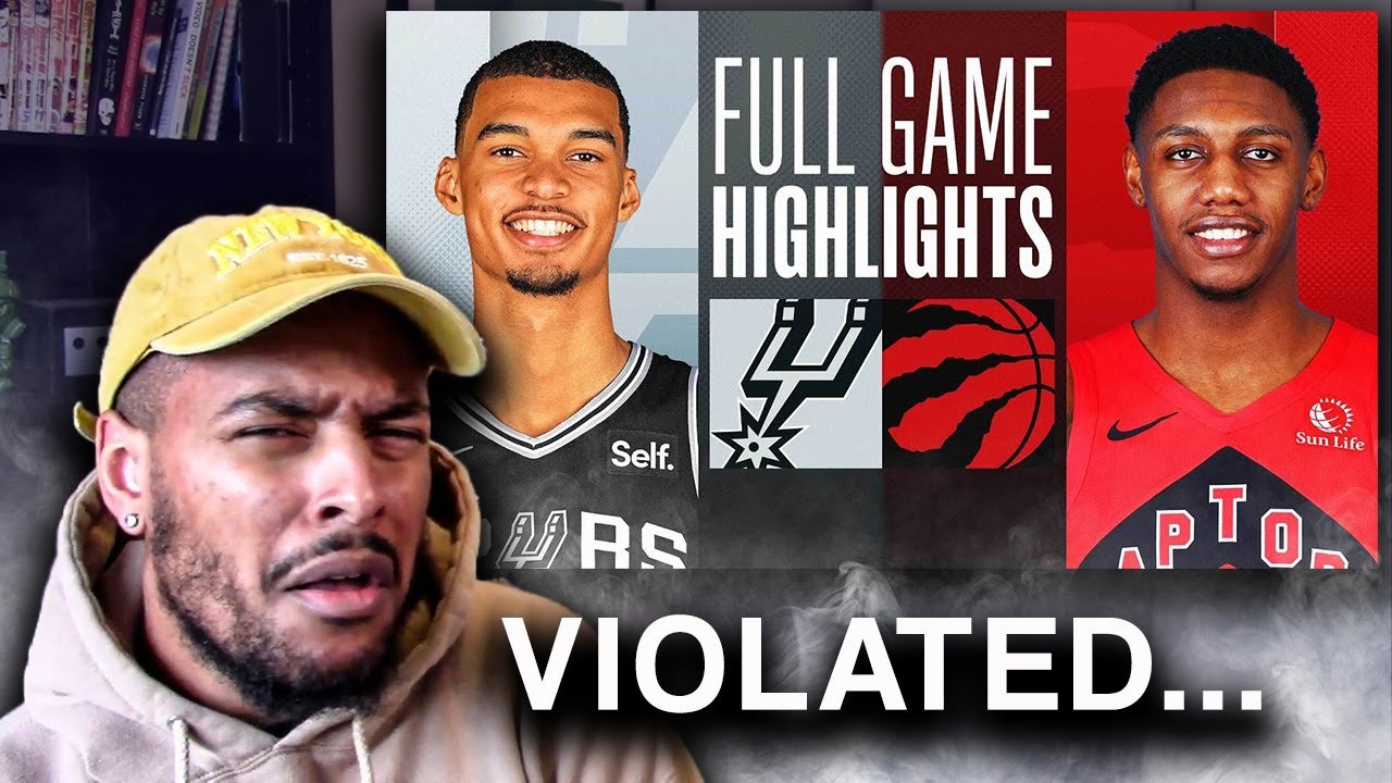 WEMBY BROKE US!!! San Antonio Spurs vs Toronto Raptors Full Game Highlights REACTION