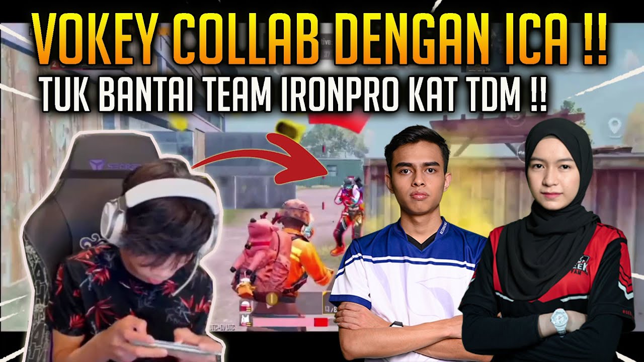 VOKEY COLLAB DENGAN ICA TUK BANTAI IRONPRO KAT TDM !! VOKEY GAMEPLAY