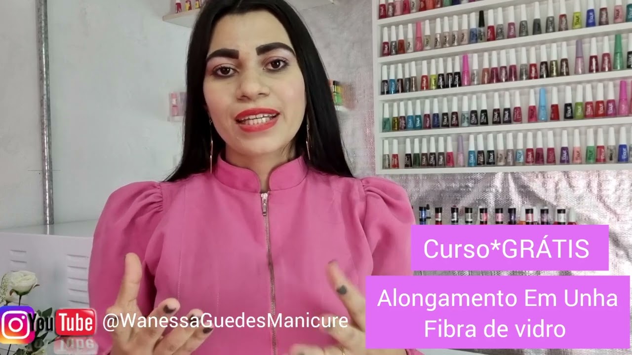 Apresentação- 1°AULA curso de alongamento em unhas de fibra em vidro