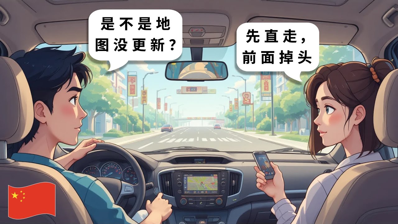 15 Minutes of Chinese Conversations for Beginners | On the road | HSK 1-2