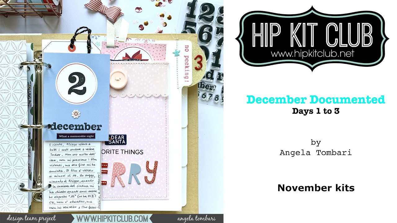 December Documented   days 1 to 3 | Hip Kit Club