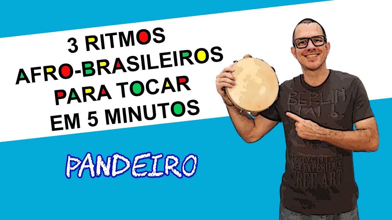 COMO TOCAR PANDEIRO CAPOEIRA - MACULELÊ - IJEXÁ (AFOXÉ) | ANDRÉ PASSOS