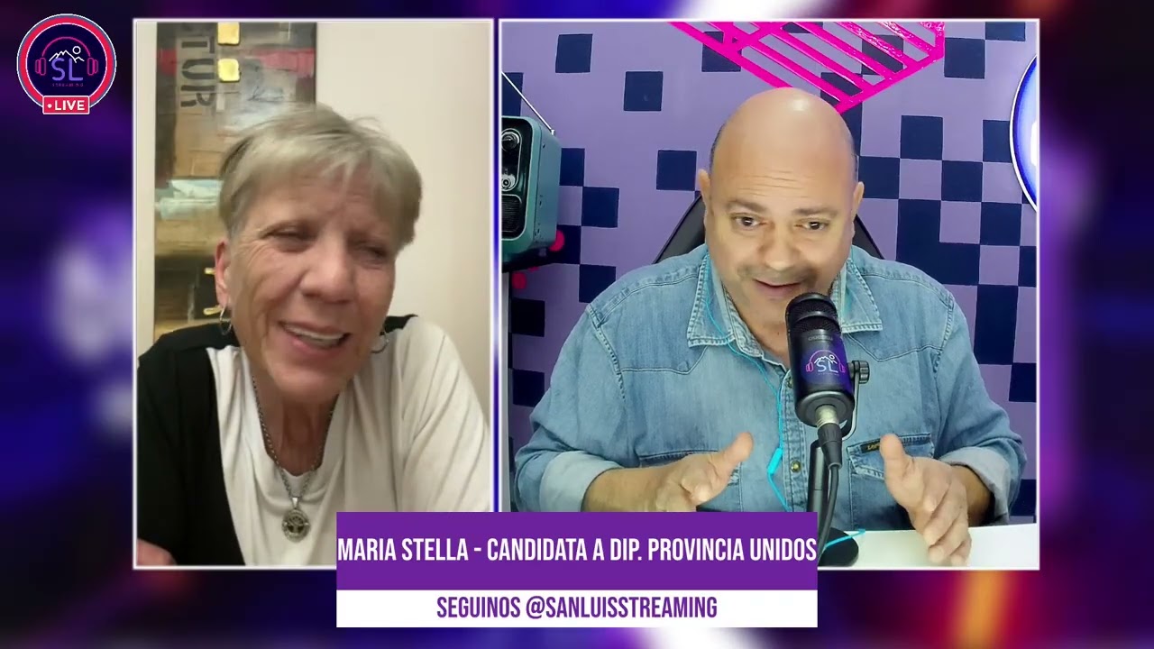 📢 Mar&iacute;a Estella, cand. a Diputada Nacional - Tiempo de Poder  ⁨@SanLuisStreaming⁩  7/10/25🔴