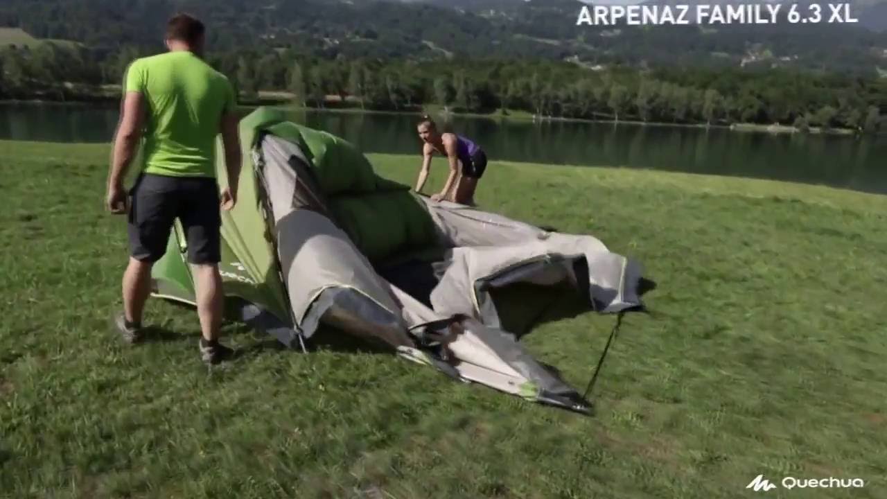 Como montar a barraca Arpenaz Family 6.3 Quechua - Exclusividade Decathlon