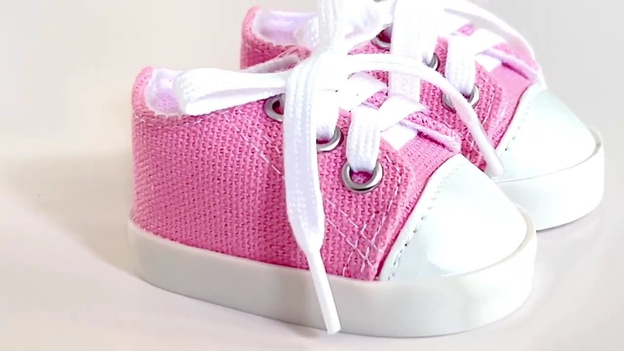 Kennedy and Friends -18 Inch Doll Shoes- Weighted Tennis Shoes Fully Lined