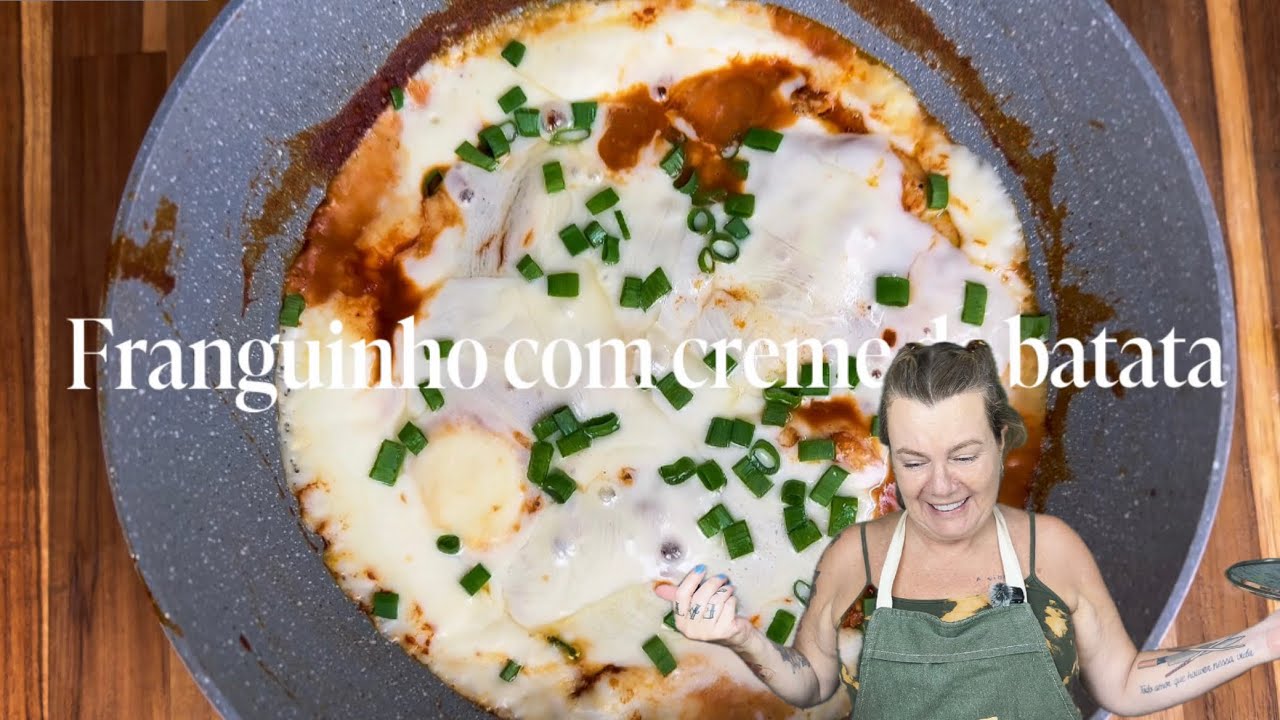 Franguinho com creme de batata