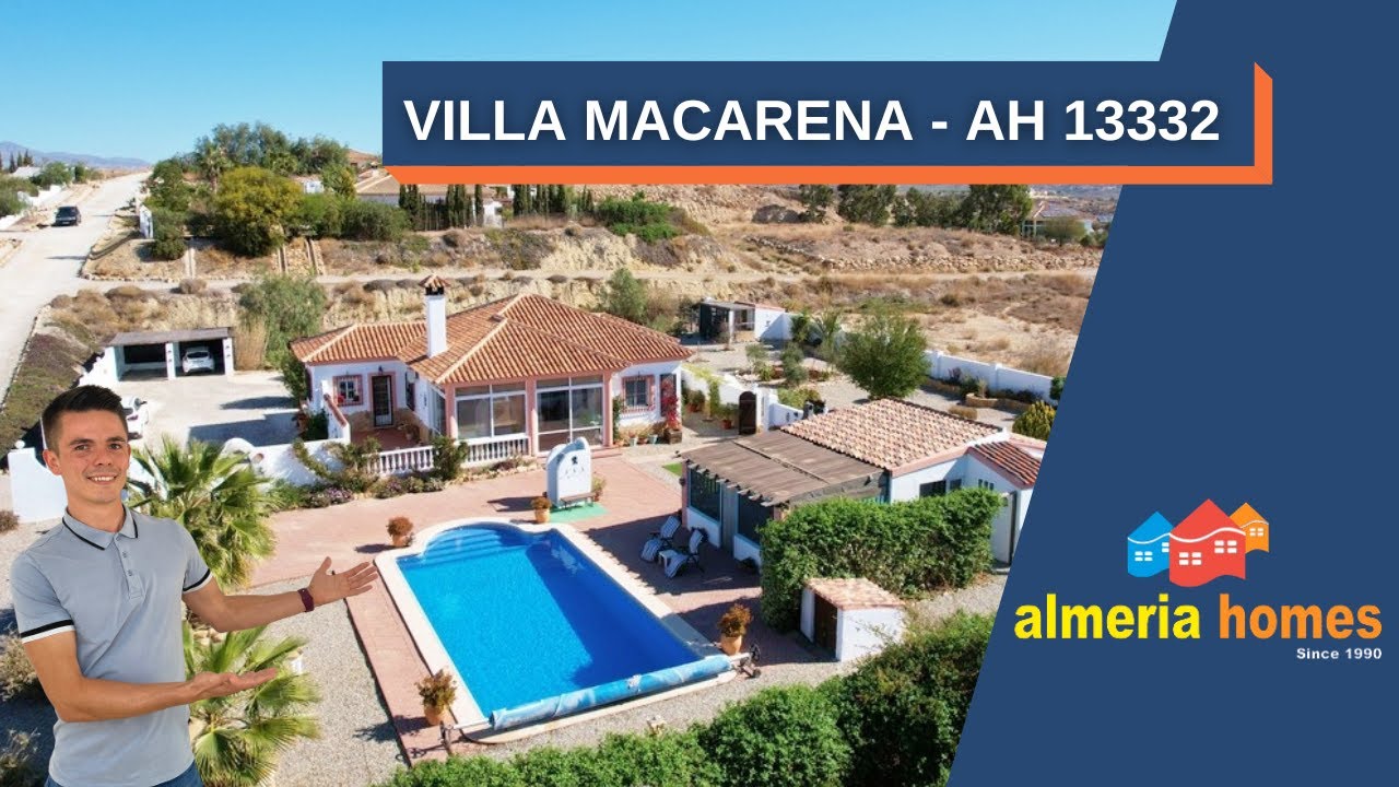 SOLD! 3 bedroom villa for sale in Albox with a 10x5m pool / Villa Macarena  - AH13332