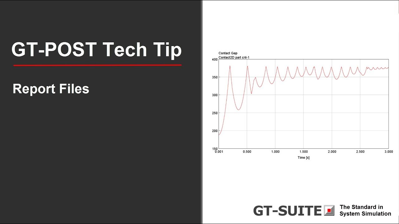 Tech Tip: Report File Basics in GT-POST