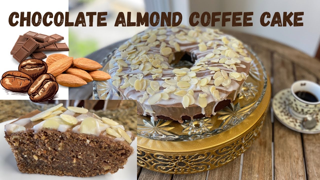 Ciambella Al Cacao, Caffè E Mandorle / Chocolate & Almond Coffee Cake with Espresso