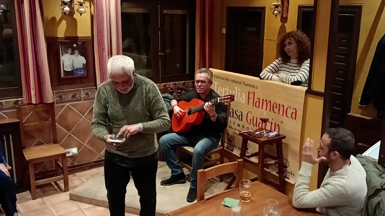 Tertulia Flamenca "Casa Guarín"...Recitación inesperada .