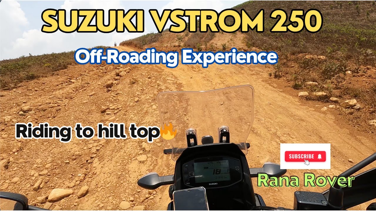 Off-Roading with Suzuki VStrom 250 | Thrilling Experience and Splendor Supremacy on hills🔥
