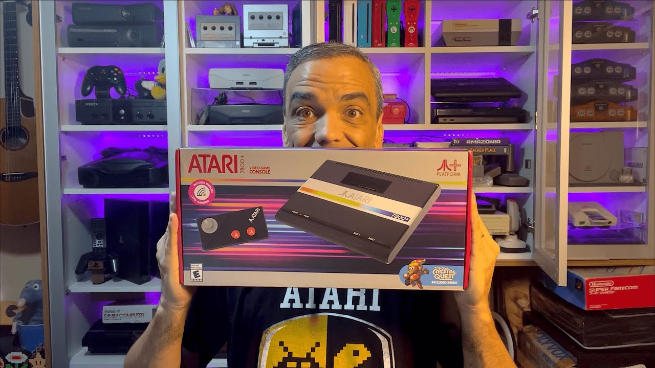 ATARI 7800 PLUS! Lindo e Icônico! Vale a Pena?