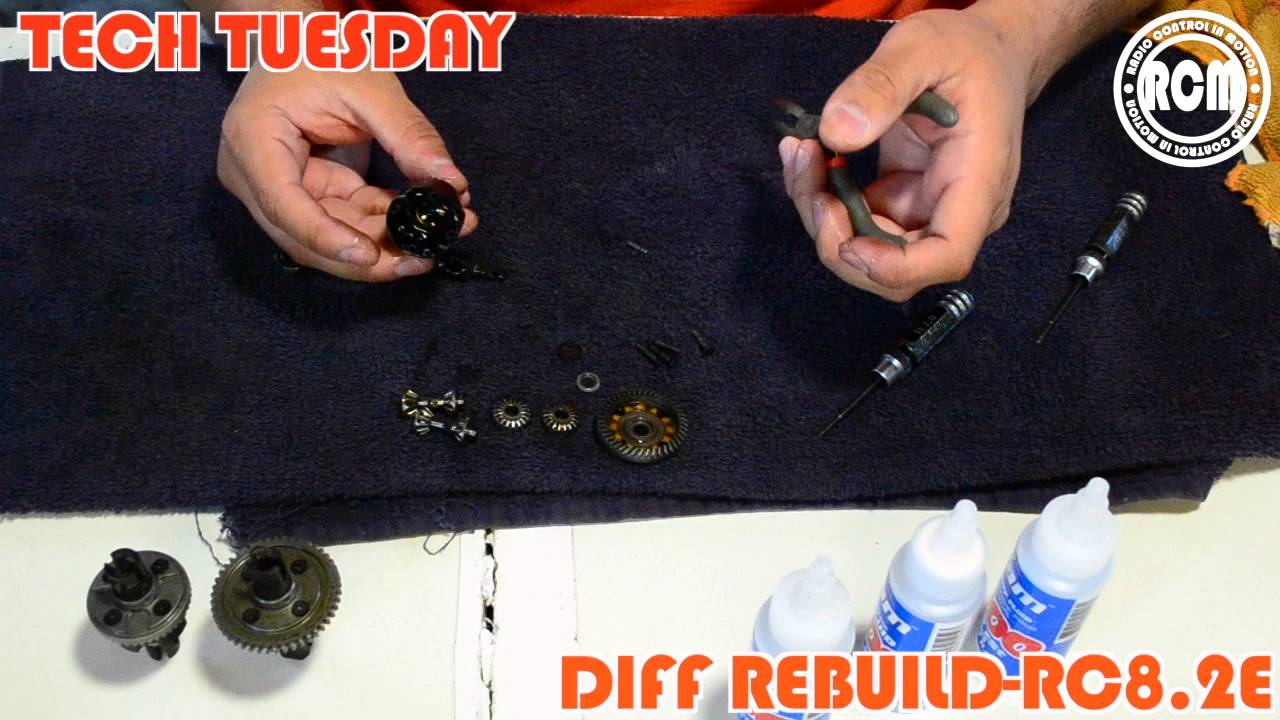 Tech Tuesday Diff Rebuild- Team Associated RC8.2E