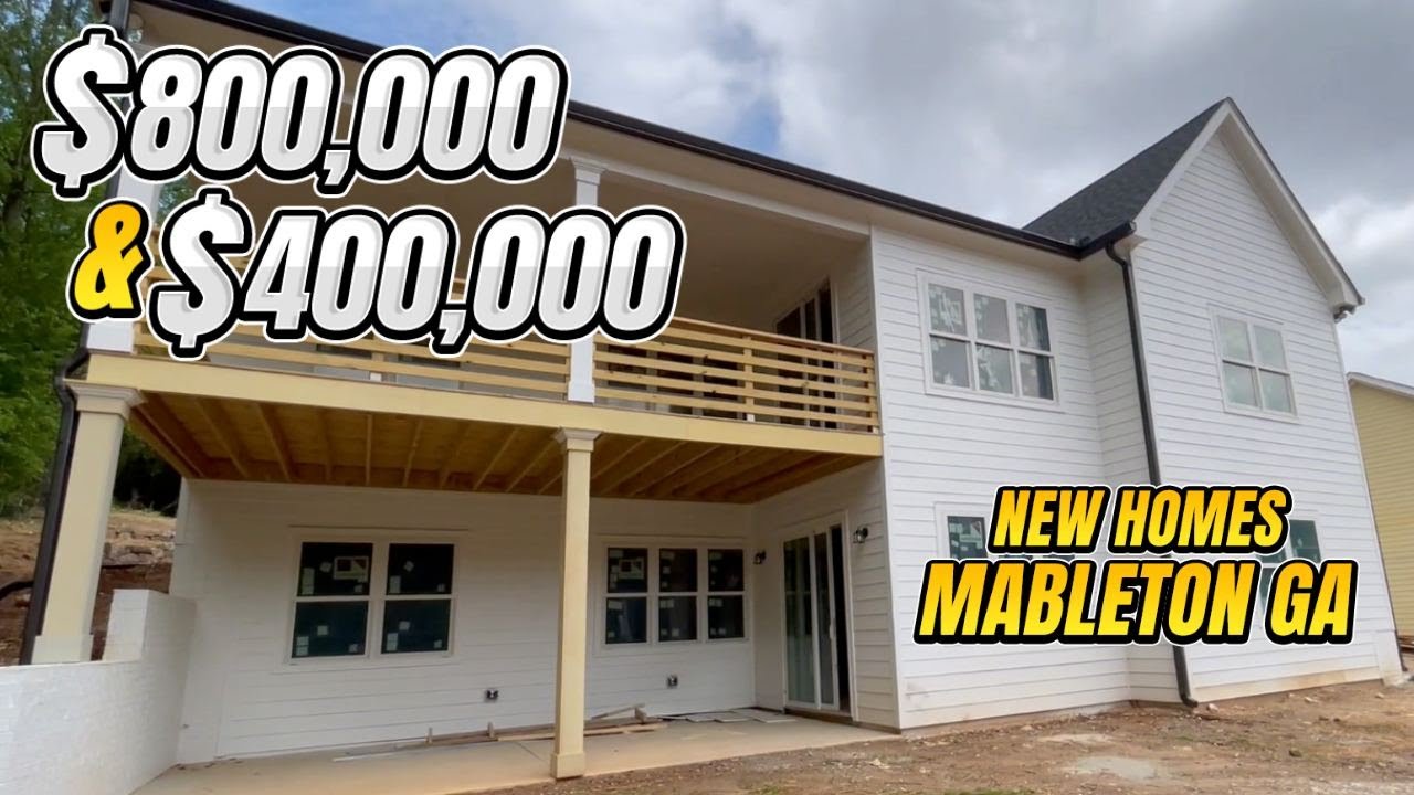 Mableton Georgia New Construction Homes [$400K And $800K]