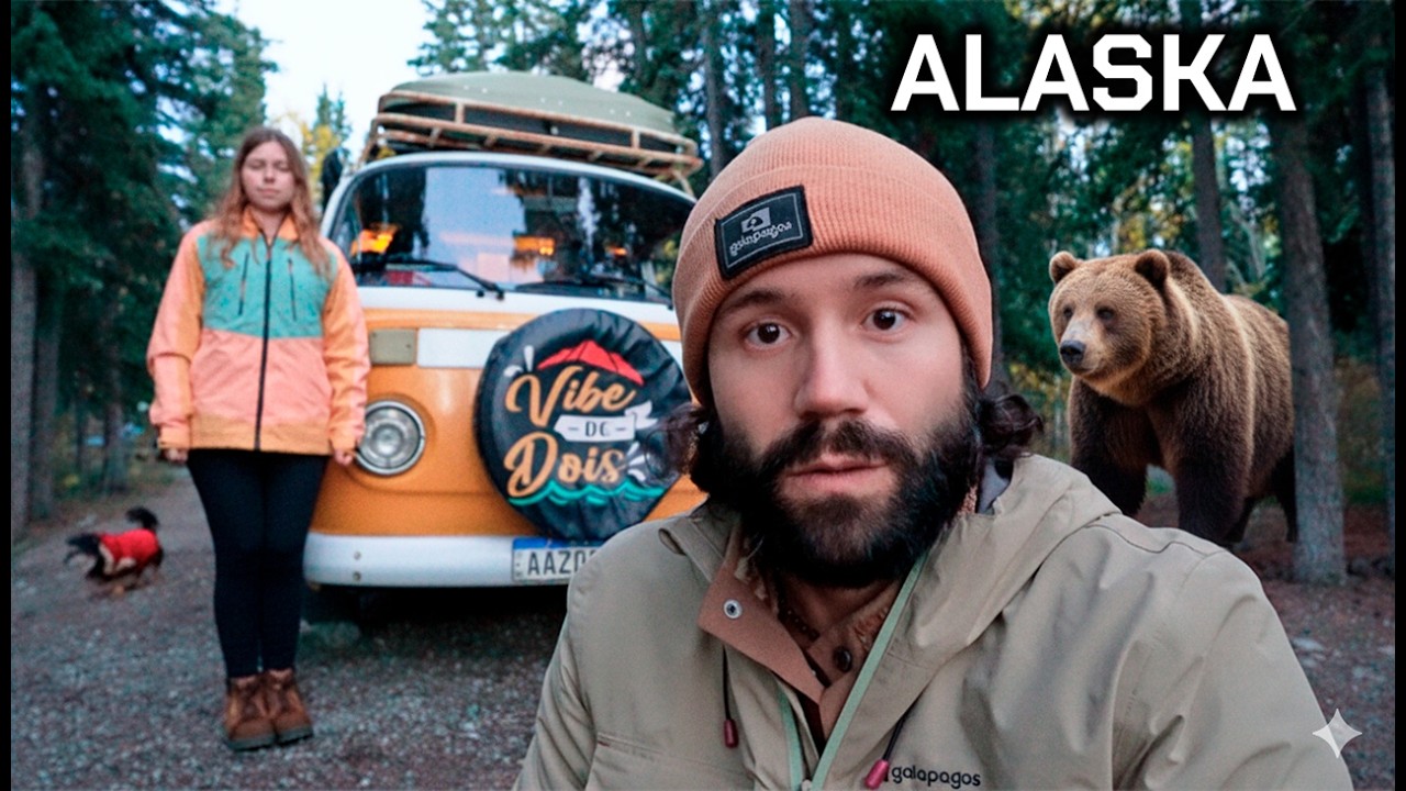 DE FRENTE COM URSOS PARDOS NO ALASKA