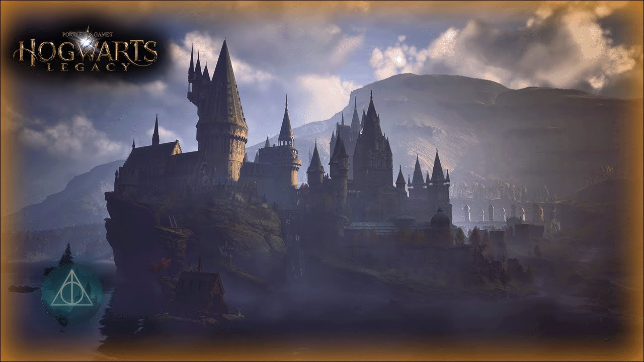Hogwarts Legacy Castle Tour &ndash; Autumn Daytime First Person Walk 4K (Relaxing Ambience)