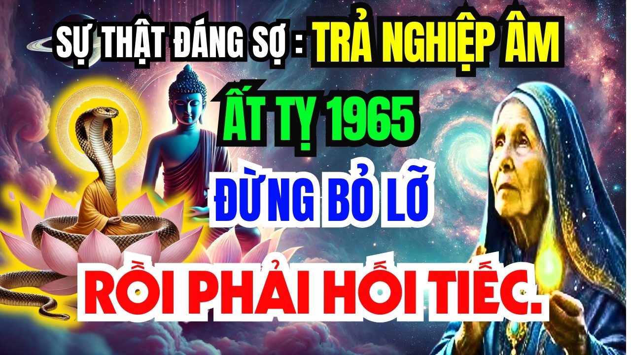 Sự Thật Đáng Sợ: Ất Tỵ 1965 Tháng 1 ÂL Trả Nghiệp Âm, Bị Hại Ngầm Biết Muộn Hối Hận Cả Đời