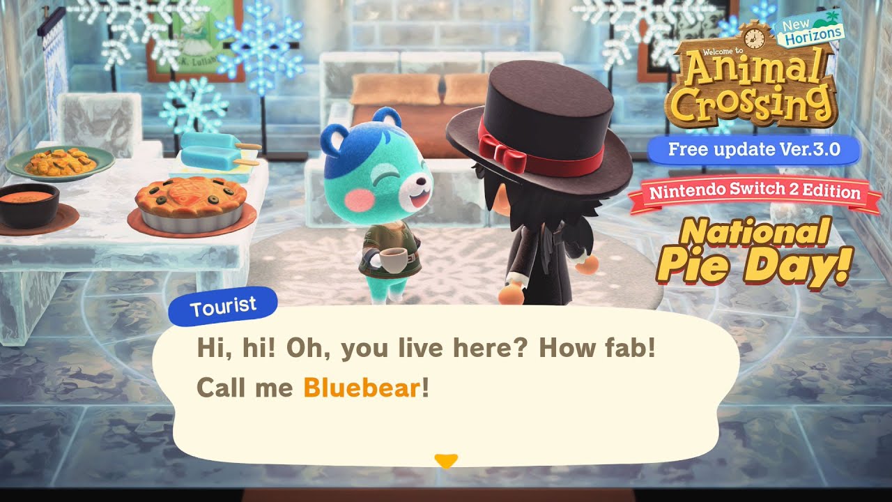 ◉ Bring out the Pies in Animal Crossing NH 3.0 🥧 #PieDay (Jan 23, 2026)a