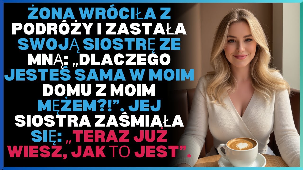 Żona wróciła z podróży i zastała swoją siostrę ze mną: „Dlaczego jesteś sama w moim domu z moim ...